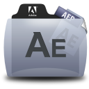 After Effects File Types Folder Icon 128x128 png