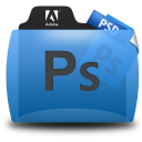 Photoshop File Types Folder Icon 128x128 png