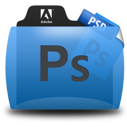 Photoshop File Types Folder Icon 256x256 png