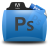 Photoshop File Types Folder Icon 48x48 png