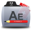 After Effects Tutorials Folder Icon 64x64 png