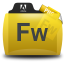 Fireworks File Types Folder Icon 64x64 png