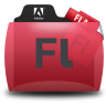 Flash File Types Folder Icon 96x96 png