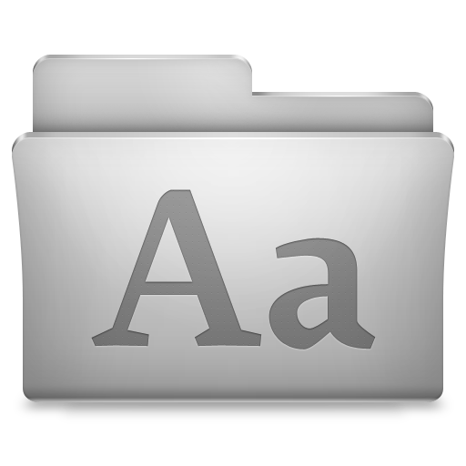 Fonts Icon 512x512 png