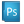 Adobe Photoshop Icon 24x24 png