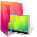 Aurora Folders Desktop Icon