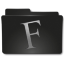 Folder Fonts Icon 64x64 png