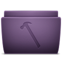 Purple Developper Icon 128x128 png