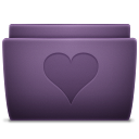 Purple Favorites Icon 128x128 png