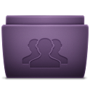 Purple Group Icon 128x128 png
