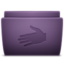 Purple Share Icon
