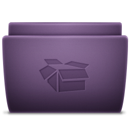 Purple Box Icon 256x256 png