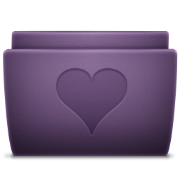 Purple Favorites Icon 256x256 png