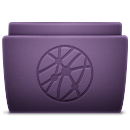Purple Network Icon 256x256 png