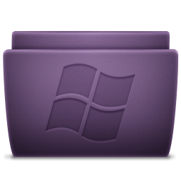 Purple Windows Icon 256x256 png