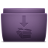 Purple Download Icon