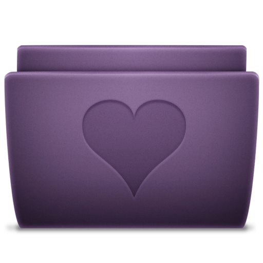 Purple Favorites Icon 512x512 png