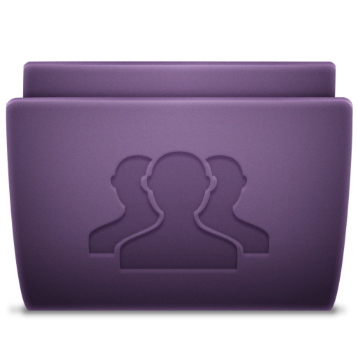Purple Group Icon 512x512 png