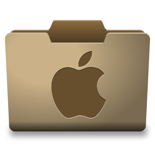 Cardboard Mac Icon - Classy Folder Icons - SoftIcons.com