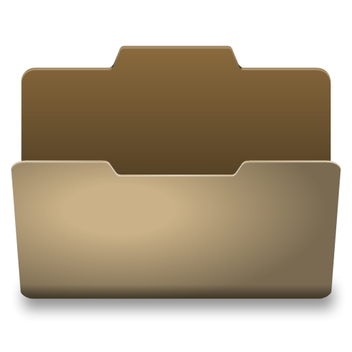 Cardboard Open Icon - Classy Folder Icons - SoftIcons.com