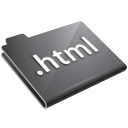 Html Grey Icon