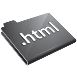Html Grey Icon 256x256 png