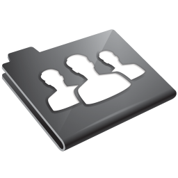 Users Grey Icon 256x256 png