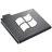 Windows Grey Icon 48x48 png