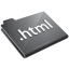 Html Grey Icon 64x64 png