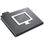 Monitor Grey Icon 64x64 png