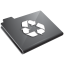 Recycle Grey Icon 64x64 png