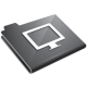 Monitor Grey Icon 80x80 png
