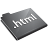 Html Grey Icon 96x96 png