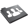 Users Grey Icon 96x96 png