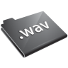 Wav Grey Icon 96x96 png
