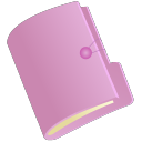 Document Folder Lila Icon