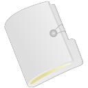 Document Folder White Icon