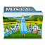 Musical Movies Icon 64x64 png