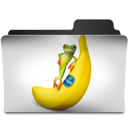 Banana Frog Icon