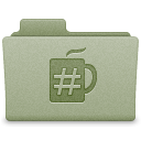 Green Coder Folder Icon
