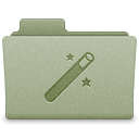 Green Magic Folder Icon 128x128 png