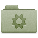 Green Smart Folder Icon 128x128 png