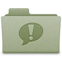 Green iChat Folder Icon 128x128 png