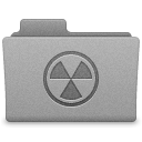 Grey Burn Folder Icon