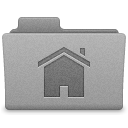 Grey Home Folder Icon