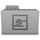 Grey Mail Folder Icon
