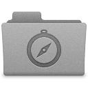 Grey Sites Folder Icon 128x128 png