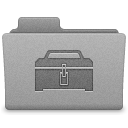 Grey Toolbox Folder Icon 128x128 png