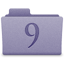 Purple Classic Folder Icon 128x128 png