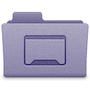 Purple Desktop Folder Icon 128x128 png